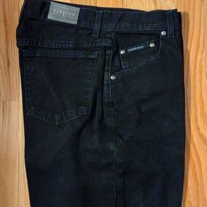 LEE RIVETED BLACK JEANS